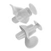 Silicone Waterproof DustProof Spiral Earplug for Children and Adults Swimming Accessory(Greyish