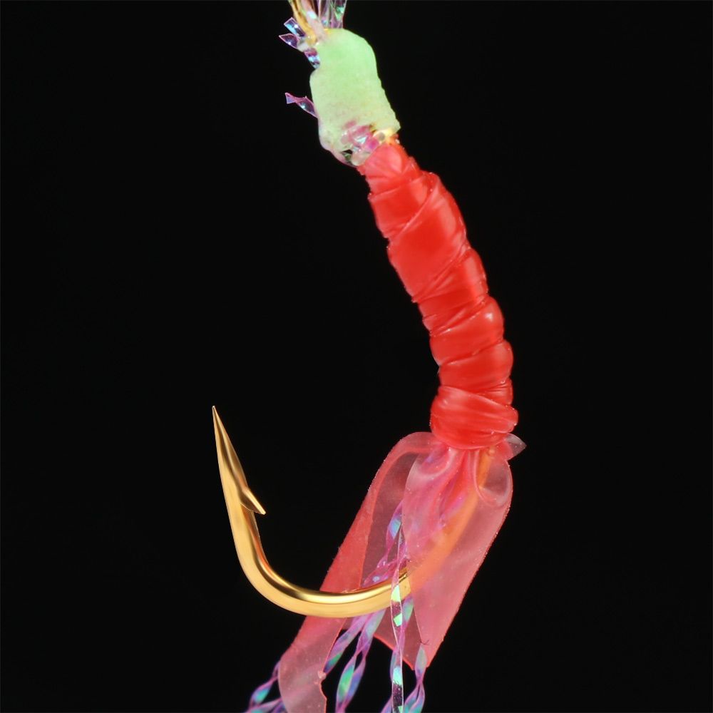 Swivel Feather Hook Fishskin String Hooks Mackerel Pesca Fish Tackle Fishing Lures Sea Bait
