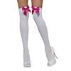 Womens/Ladies Bow Opaque Hold Up Stockings