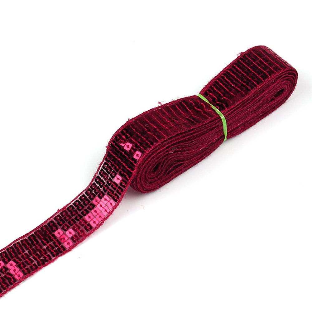 20 ярдов блестящей ленты с пайетками, бисерной кружевной отделкой, пайетками, швейной тканью для пэчворка, аппликации, рукоделия, украшения свадебного платья