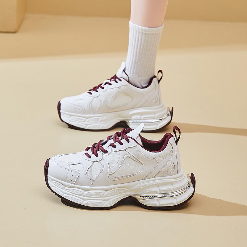 Новые женские кроссовки, модные спортивные одинарные кроссовки на толстой подошве
