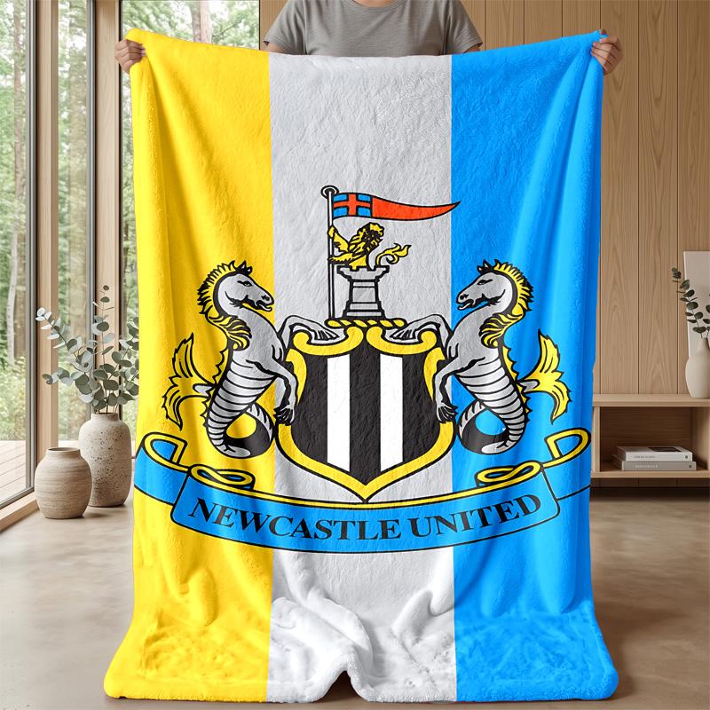 Newcastle United Theme blanket Soft Flannel Fleece Blanket Warm Lightweight Throw Blanket for Home Sofa Bed