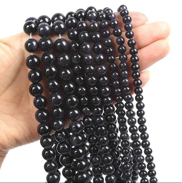 30pcs Natural Stone Beads Tiger Eye Agate Turquoise Rose Quartz Lapis Jade Opal Round Loose Beads for Jewelry Making DIY Bracelet 6mm