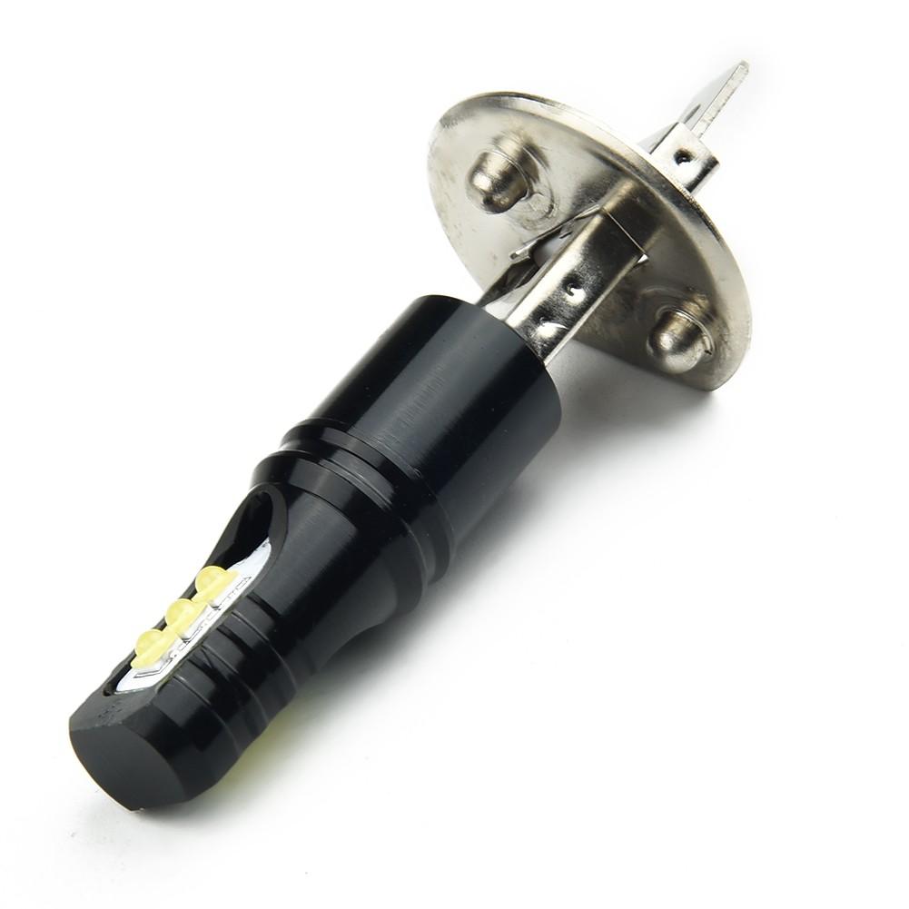 Передние светодиодные лампы H1 Противотуманные фары Дальний свет Угол луча 360 градусов 2шт Белый