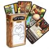 78 карт Таро «Вне руки» Колода для гаданий Настольная игра Таро Колода Предсказание Судьбы Руководство для Семейной Вечеринки Версии Издание