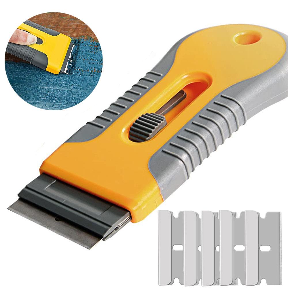 Инструменты для чистки гаджетов Инструменты для тонировки окон Бритва-шпатель для удаления клея Скребок для удаления наклеек с автомобиля