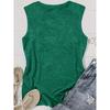 Elegant Vest for Women Shine Bright Sun print casual loose summer vest Fashionable and elegant tops for commuting, vacation, and everyday wear,