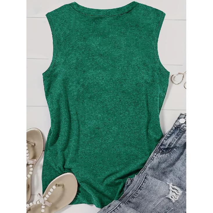 Elegant Vest for Women Shine Bright Sun print casual loose summer vest Fashionable and elegant tops for commuting, vacation, and everyday wear,
