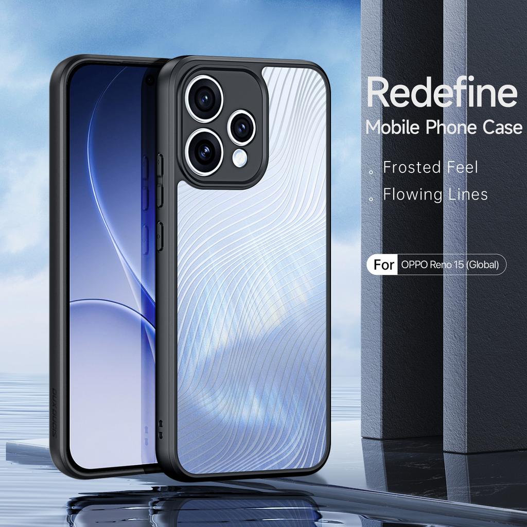 Для Oppo Reno15c 5G (Китай)/Oppo Reno15 5G (Глобальный) Чехол DUX DUCIS Серии Aimo TPU+PC Матовый Ударопрочный Чехол для Телефона (Сертификация REACH)
