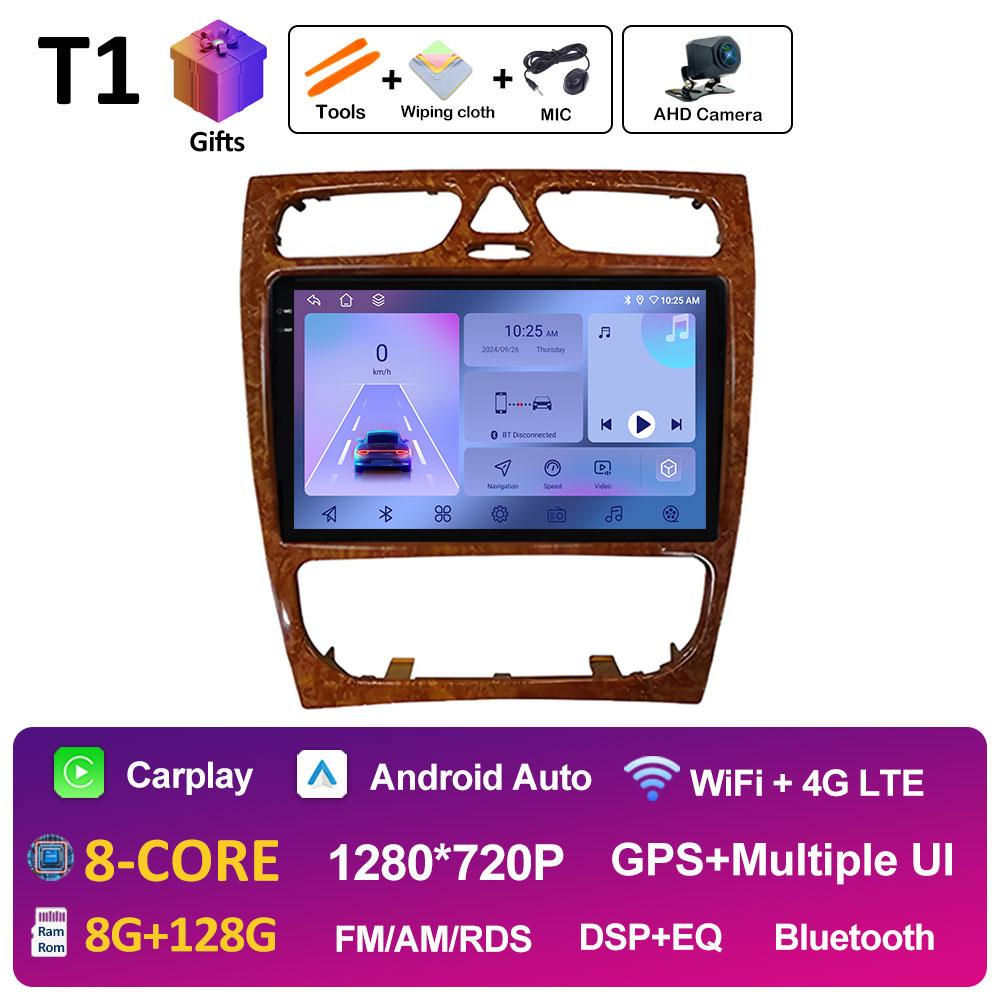 For Mercedes Benz C Class W203 C200 C320 C350 CLK W209 2002 - 2005 DSP Stereo Wireless Carplay Car Video Player WIFI Head Unit