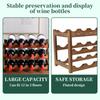 Wine Rack Wooden WineBottle Display Cabinet Holders Shelf Wine Showcases Countertop Wine Storage Rack Cellar Bar Accessories