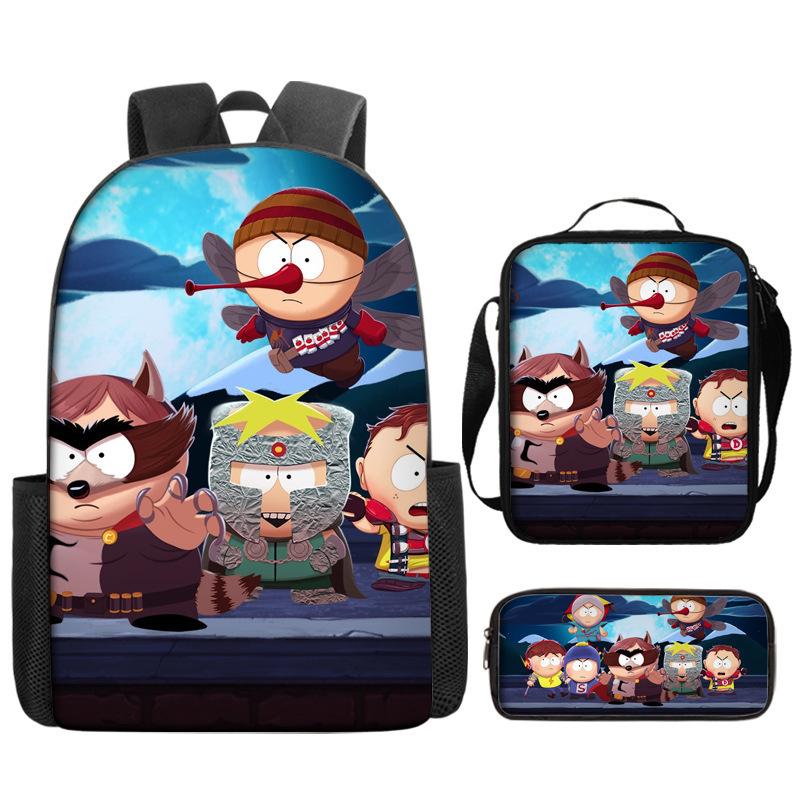 Рюкзак Южный Парк Школьная Сумка Рюкзак Southpark Мультяшный Портфель Пенал