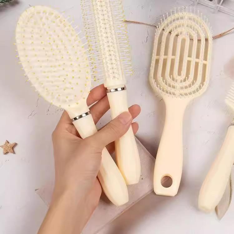 Free Shipping: Large Curved Air Cushion Comb for Styling & Massage - Unisex