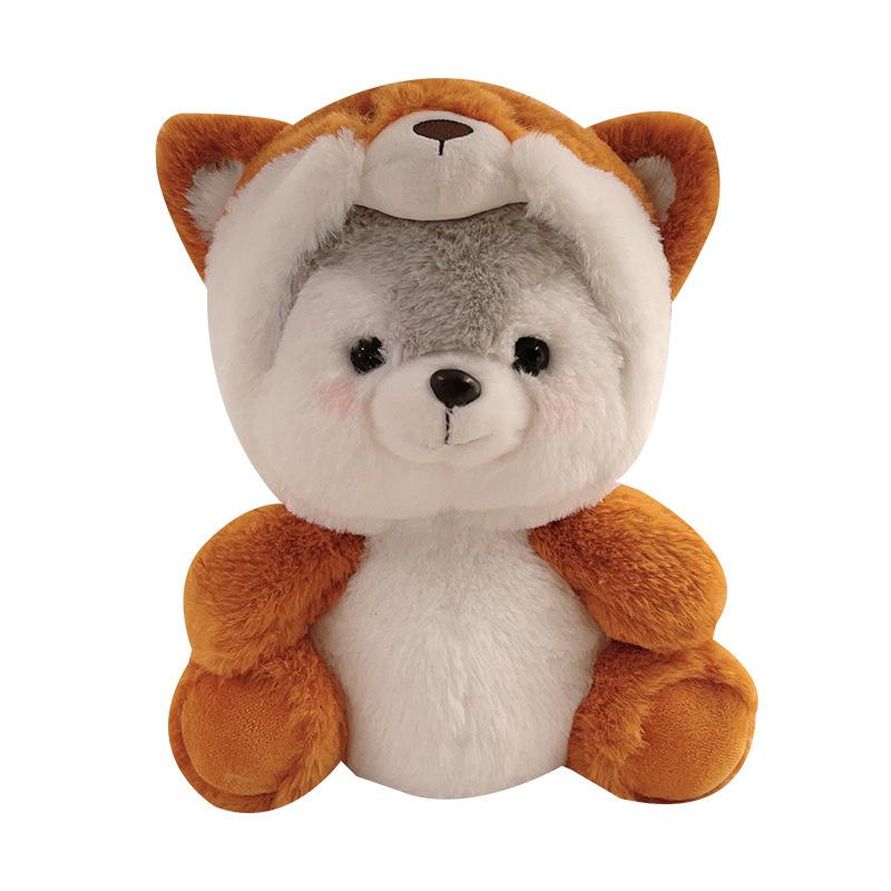 Wu Lula Mengha Fox Doll Plush Toy Husky Puppy Doll Catch Machine Pillow Girls Doll Wholesale