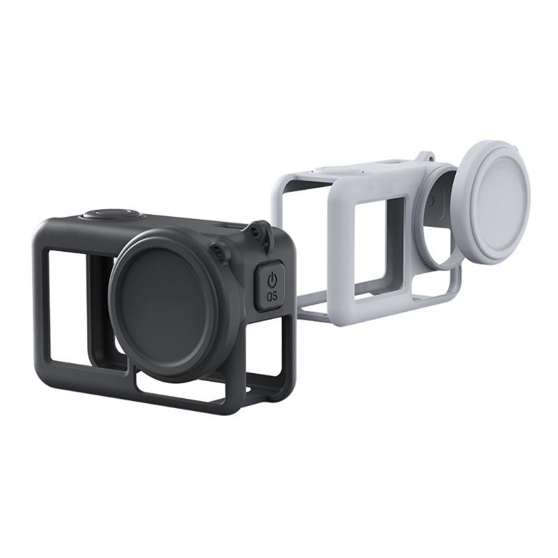 Protective Silicone Skin Case Plus Lens Cover and Lanyard for Action 5Pro Camera Accessories