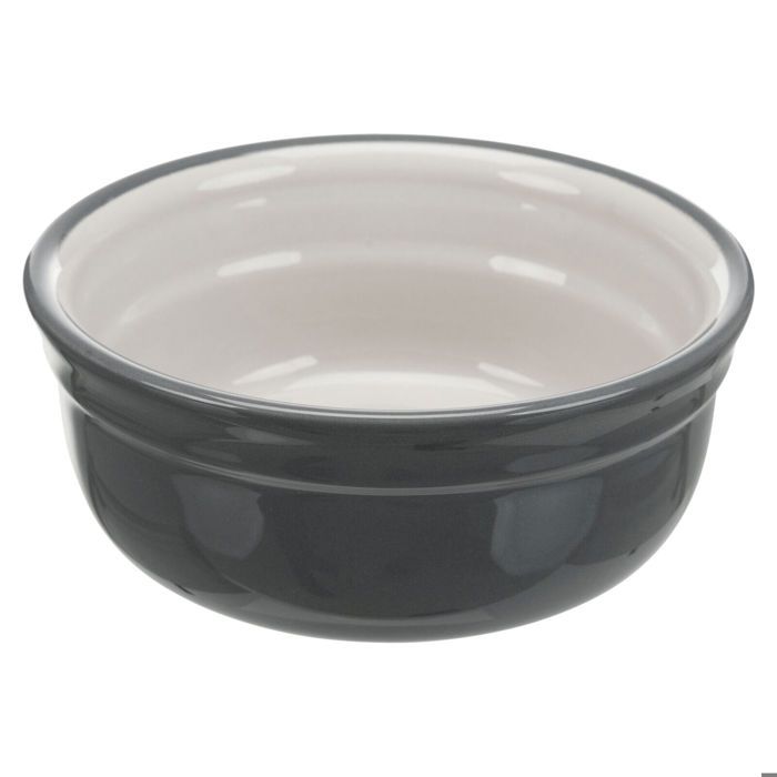 Ensemble de mangeoires - Trixie - 24536 - 2 x 0,6 L - Céramique - Antidérapant