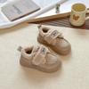 Korean Version of Girls' Lamb Wool Velvet Cotton Shoes Winter New Non-slip Loafers Soft-soled Versatile Warm Snow Boots Tide