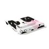 Panda down quilt cover pink cute comfortable bedding soft and comfortable