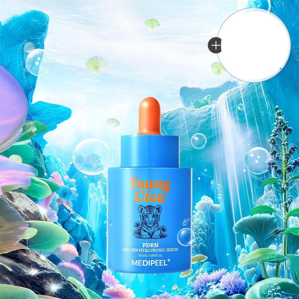 MEDIPEEL Young Cica PDRN Exopin Hyaluronic Serum 50ml - Hyaluronic Serum Hydrating Care, Korean