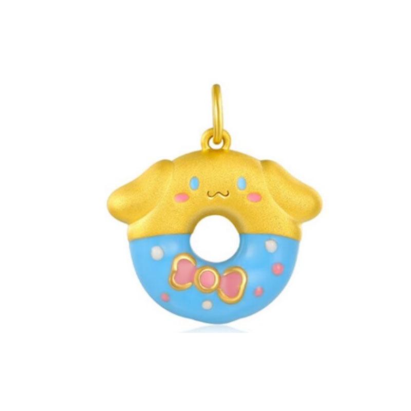 Совершенно новый Miniso Sanrio Компоненты для бусин Металлический медный Стежок Hello Kitty Kuromi Шарм-бусина Совместимый с Аутентичным Оригинальным Браслетом Высокий