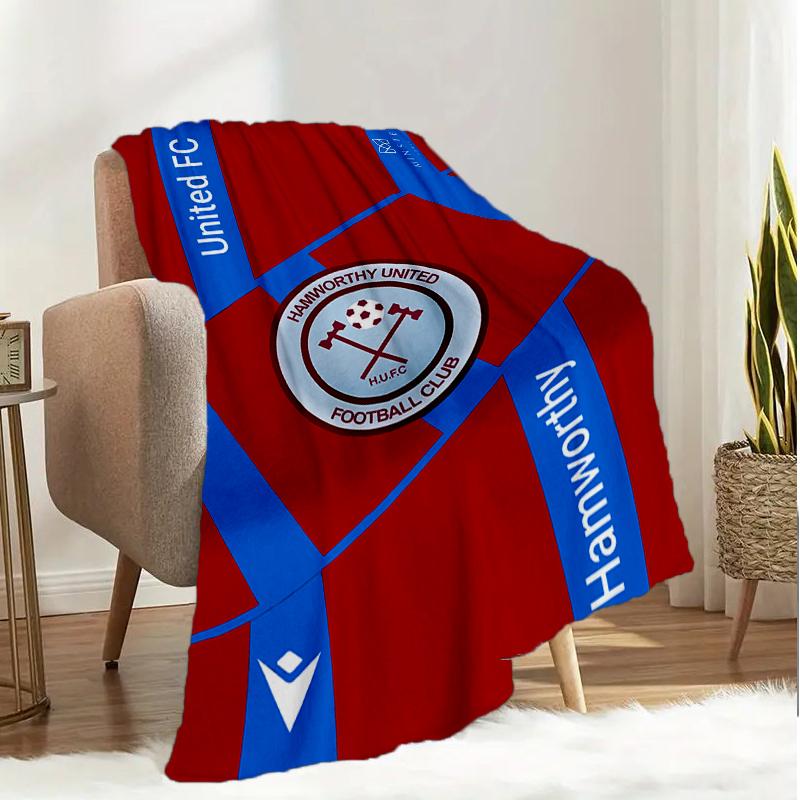 Ham-worthy United Football Club Blanket Lightweight Ideal Bedding Blanket Perfect for Travel, Living Rooms, Offices, Sofas, Fan Christmas gift