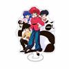 НОВИНКА 15 см Ranma 1/2 Акриловая фигурка-подставка Тэндо Аканэ Хибики Рёга Аниме Модель Пластина Стоячий знак ГОРЯЧИЙ Мультяшная кукла Спальня