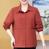 Plus Size 3XL-8XL Summer Casual Long Sleeve Shirt for Women Tops Loose Vintage Clothes Oversize Blouses