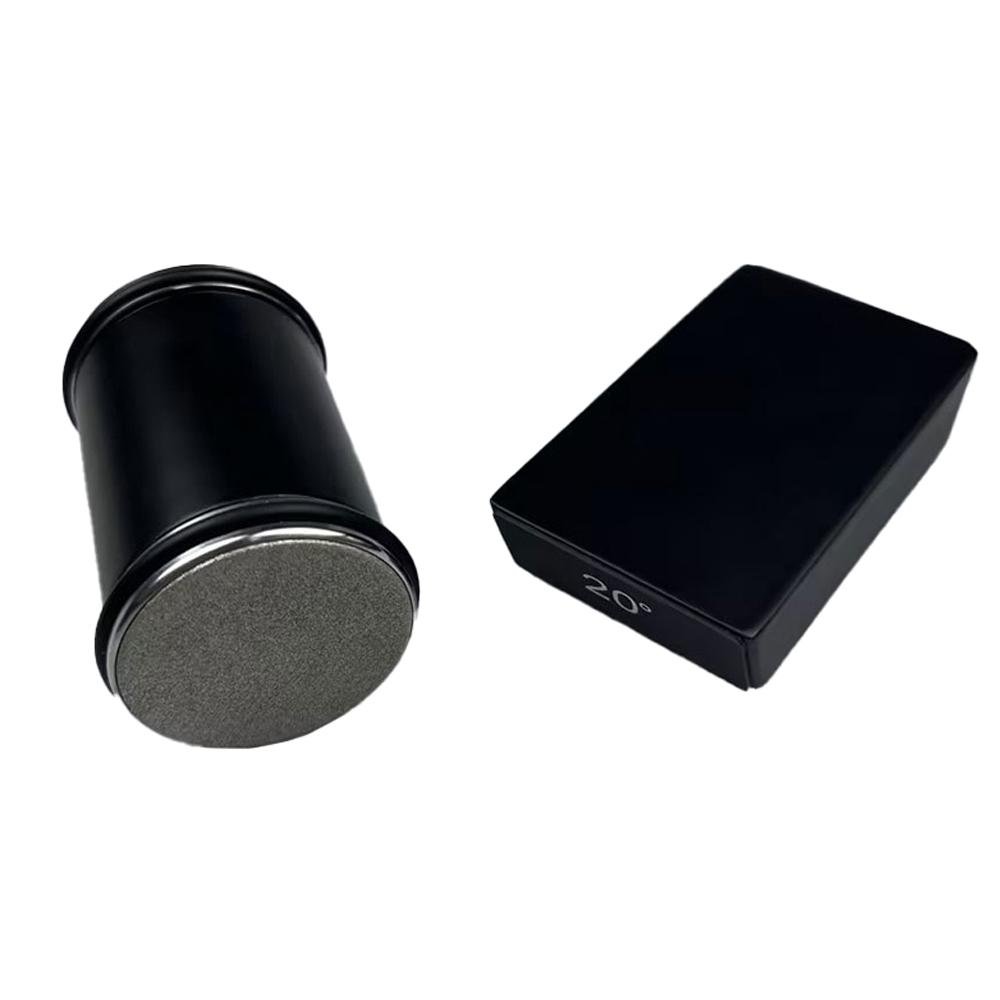 Rolling Knife Sharpener Professional Diamond Roller Sharpener Set with 15/20 Degree Magnetic Stand for Kitchen Knives and Steel Tools
