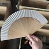 Cotton Linen Cloth Folding Hand Fan Japanese Style Handheld Fan New Chinese Style Fan  Gift Giving