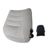 Inflatable Travel Pillow Portable PVC Flocking Head Neck Lumbar Support for Camping Home Office
