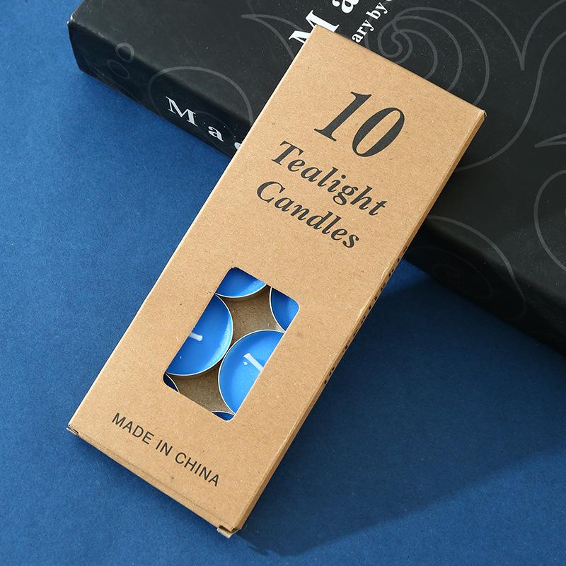 10 шт. Круглые алюминиевые чайные свечи Свечи для исповеди Свечи для заваривания чая Сохранение тепла Маленькие свечи Бездымные и без запаха свечи