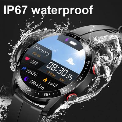 ECG+PPG Bluetooth Call Smart Watch мужские лазерные часы для здоровья артериального давления фитнес спортивные часы мужские спортивные водонепроницаемые смарт-часы/1,2 дюйма HD Большие