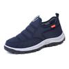 Fleece and Thickened Warm One-foot Men's Cotton Shoes, Waterproof Soft-soled Anti-slip Shoes
