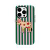 Cool Monkey Cat Stripes Phone Case for iPhone 17 16 15 14 13 12 11 X XS XR 7 8 Air Pro Max Plus Luxury Double-layer Back Cover