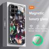 Популярный чехол для телефона из аниме 'Школа Дьявола DxD' для Samsung S25 S24 S23 S22 S21 S20 Plus Ultra Note20, стеклянный магнитный чехол