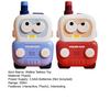 Kids Walkie Talkies Mini Cartoon Vehicles Walkie Talkies for 45725 Year Old Boys Girls Interactive Outdoor Game 2 Way