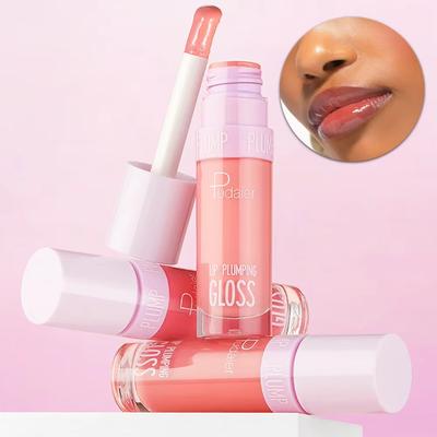 Lip Plump Блеск для губ Увеличивает эластичность губ Мгновенный объем Увлажнение Питание Сексуальный уход за губами Макияж Косметика