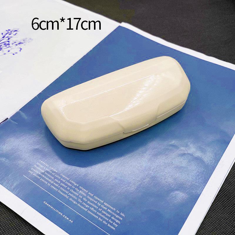 Кожаный футляр для хранения оптических очков, большая вместимость, простой и модный, устойчивый к давлению черный футляр для солнцезащитных очков.