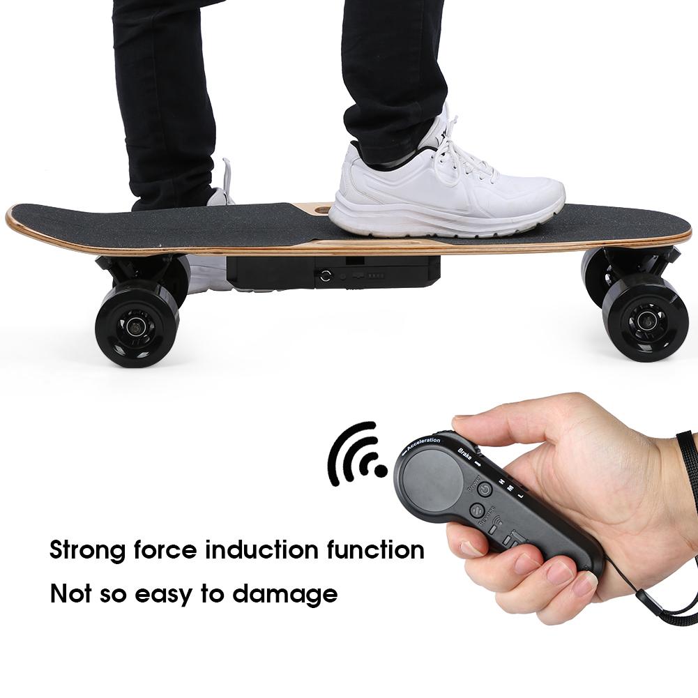 8-слойная дека из клена Устойчивость к коррозии Портативный Съемный Двойной привод Четыре колеса Электросамокат