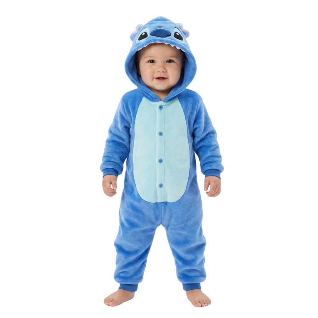 Piżama Onesie Przebranie Śpiochy Disney Stitch Niemowlę 100: 85-90 Cm