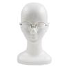 Excellent 10 eyevan Glasses no.6 2 44-1G Silver gold 18K mens Used