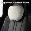 Car Seat Headrest Neck Pillow Wear Resistant Breathable Washable Simple Installation Universal Car Head