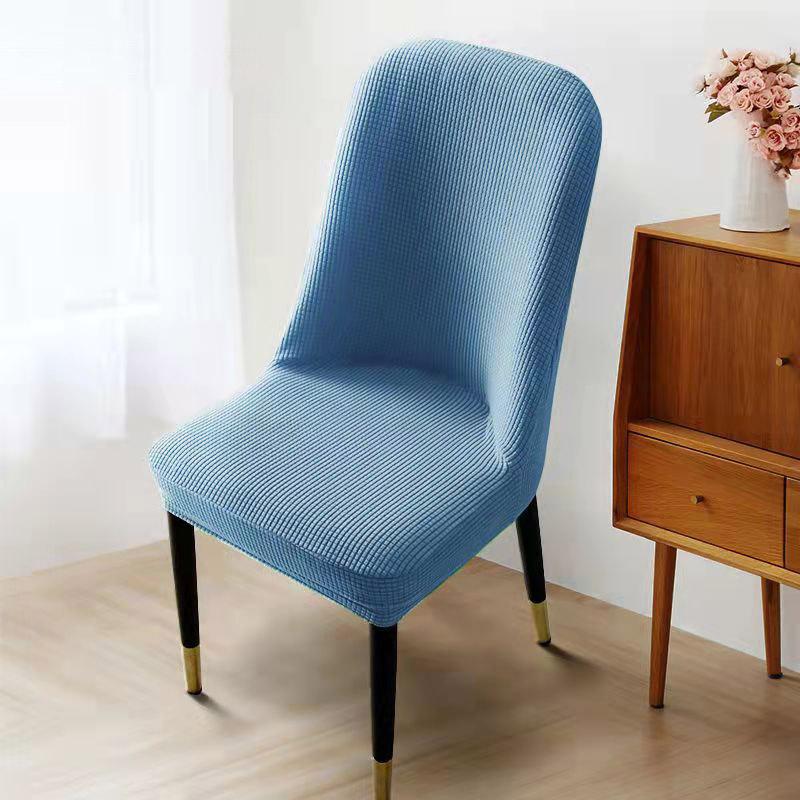 Nordic Style Universal Simple Modern Curved Chair Cover All-inclusive Elastic Thickened Semi-circular Household Dining Table and Chair Cover