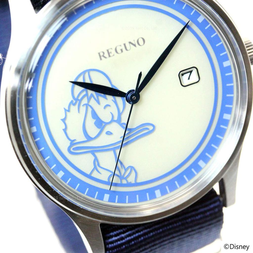 Часы Regno Solar Tech Disney Collection Model Limited Model 350 Pieces Blue [Citizen] "Donald Duck" KH2-910-90 Мужские