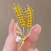 The Wheat Ear Brooch for Women Exudes A Sense of High-end Luxury and High-end Design It Is A High-end Brooch for Clothes