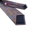 3.15" Fashion Striped PaisleyTies Men Necktie for Wedding