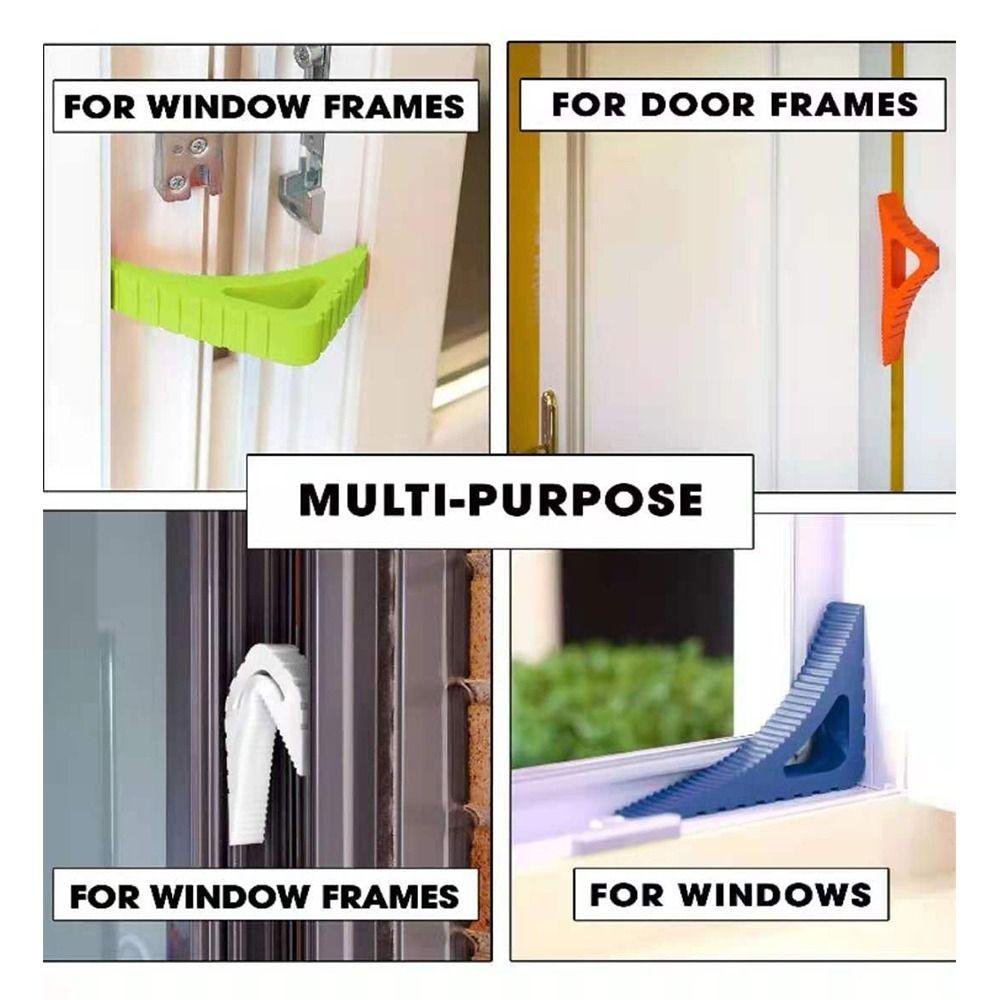 Rubber Door Stopper Black Color Anti-collision Stopper Durable Anti-pinch Hand Stopper  Home Office