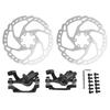 WAKE Bicycle Disc Brake Kit Bike Aluminum Alloy Front Rear Disc Brake Caliper Set 160mm Rotor