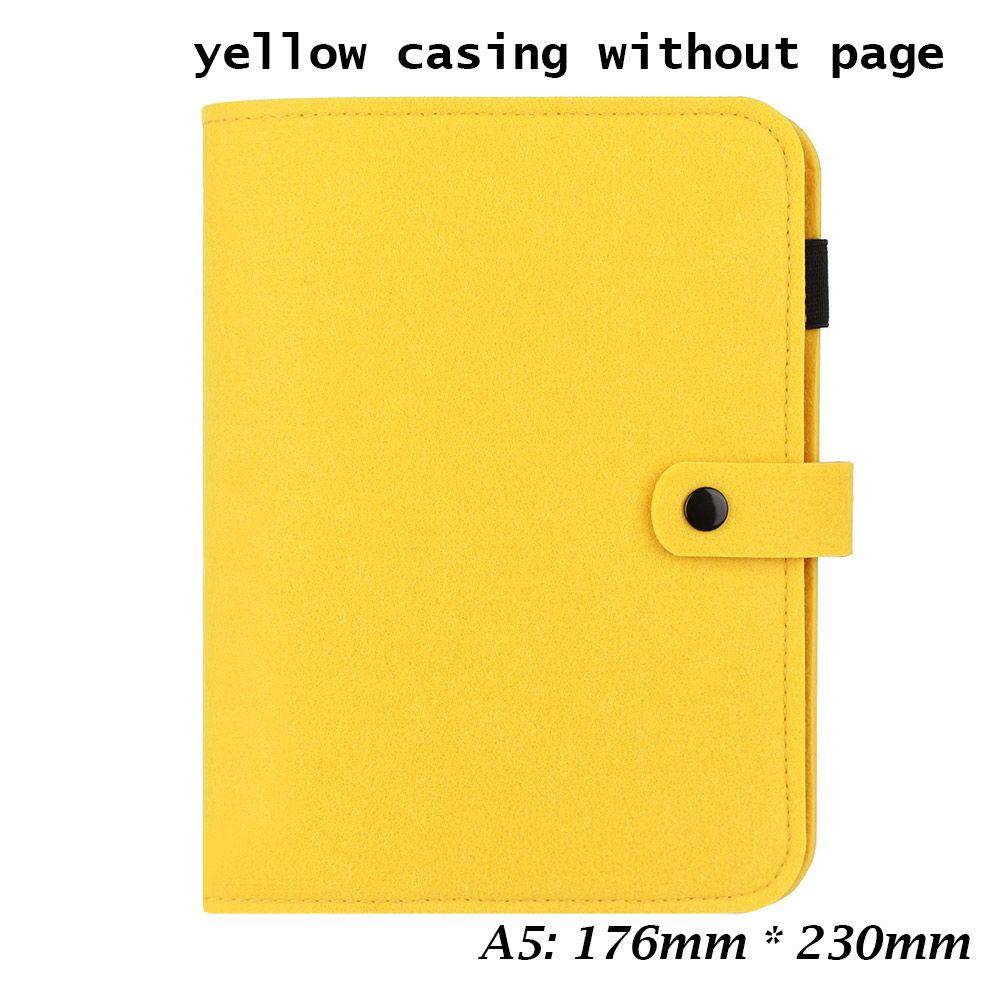 Office Supplies Stationery Travel Diary Felt Notebook Portable Diary Felt Shell Ring Binder