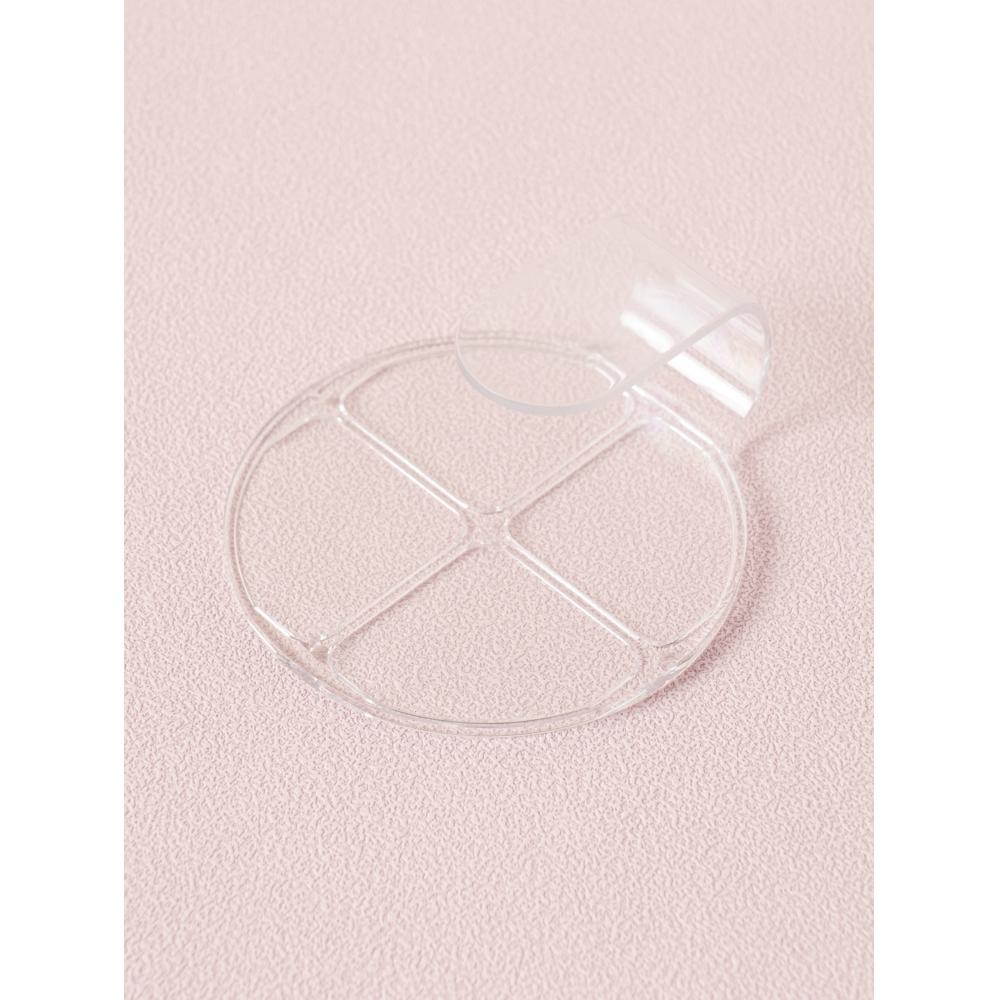 Daiso 4 Compartment Transparent Nail Palette